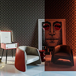 Гипсовая 3D Панель M-18 варинант исполнения - 1 | Loft Concept в Санкт-петербурге