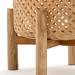 Кашпо на ножках из бамбука Bamboo Decor варинант исполнения - 3 | Loft Concept в Санкт-петербурге