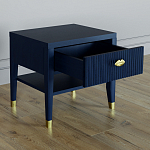 Прикроватная тумбочка с ящиком Elsa Dreams Blue варинант исполнения - 2 | Loft Concept в Санкт-петербурге