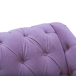 Кушетка фиолетовая с мягкой обивкой из велюра Michael Couch варинант исполнения - 4 | Loft Concept в Санкт-петербурге