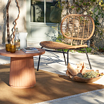 Садовое кресло из искусственного ротанга Mills Rattan Wicker Chair варинант исполнения - 8 | Loft Concept в Санкт-петербурге