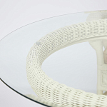 Комплект обеденный из ротанга Eloise grand white варинант исполнения - 13 | Loft Concept в Санкт-петербурге