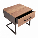 Тумба прикроватная с ящиком в стиле лофт Urban Style Space варинант исполнения - 2 | Loft Concept в Санкт-петербурге