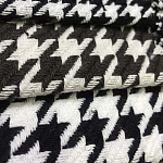 Мебельная ткань Жаккард черно-белый принт 145 см T1-3 варинант исполнения - 1 | Loft Concept в Санкт-петербурге
