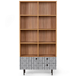 Широкий стеллаж с принтом Elise Rack варинант исполнения - 4 | Loft Concept в Санкт-петербурге