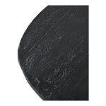 Столик кофейный черного цвета с овальной столешницей и круглым основанием Black Dalmen Table варинант исполнения - 7 | Loft Concept в Санкт-петербурге