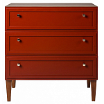 Комод красный из массива бука с 3-мя ящиками Wenge Light варинант исполнения - 2 | Loft Concept в Санкт-петербурге