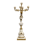 Подсвечник белый Попугай из фарфора с бронзовыми элементами Eden Garden варинант исполнения - 2 | Loft Concept в Санкт-петербурге