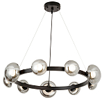 Светодиодная кольцевая люстра IONA Сhandelier black варинант исполнения - 2 | Loft Concept в Санкт-петербурге