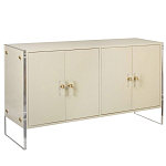Комод бежевый на прозрачных боковых ножках Stingray Beige Dresser варинант исполнения - 1 | Loft Concept в Санкт-петербурге