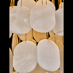 Люстра с овальными подвесками из натурального камня Spatial Composition варинант исполнения - 4 | Loft Concept в Санкт-петербурге