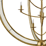 Люстра круглая с состаренными зеркальными элементами на корпусе Sample of Purity варинант исполнения - 1 | Loft Concept в Санкт-петербурге