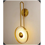 Бра бронзовое с прозрачным стеклянным плафоном Suspension варинант исполнения - 1 | Loft Concept в Санкт-петербурге