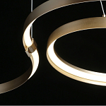 Люстра подвесная светодиодная в виде волнообразной ленты Ribbon Vortex варинант исполнения - 19 | Loft Concept в Санкт-петербурге