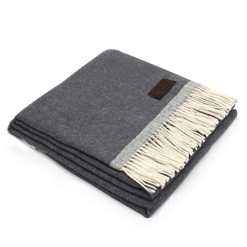 Плед SARA 6000 Marzotto Серый в Санкт-петербурге | Loft Concept 