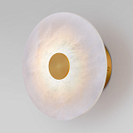 Бра светодиодный с мраморным рассеивателем латунь варинант исполнения - 2 | Loft Concept в Санкт-петербурге