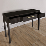 Элегантная Консоль Primo с выдвижным ящиком Темный орех варинант исполнения - 5 | Loft Concept в Санкт-петербурге