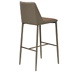 Стул барный с терракотовой обивкой из экокожи Spectacular High Chair варинант исполнения - 2 | Loft Concept в Санкт-петербурге