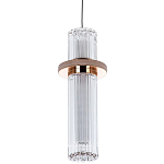 Подвесной светильник золото Odile Acrylic Tube Hanging Lamp Gold варинант исполнения - 1 | Loft Concept в Санкт-петербурге