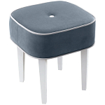 Квадратный мягкий пуф на белых ножках Winton Pouf Square варинант исполнения - 17 | Loft Concept в Санкт-петербурге