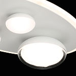 Потолочный светильник овальной формы белого цвета с 4-мя лампами Lunar Pebbles варинант исполнения - 6 | Loft Concept в Санкт-петербурге