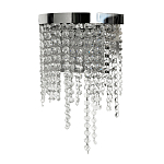 Бра Хром с каскадом сияющих кристаллов Shining Waterfall варинант исполнения - 1 | Loft Concept в Санкт-петербурге