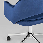 Кресло для компьютерного стола Veloury Blue варинант исполнения - 8 | Loft Concept в Санкт-петербурге