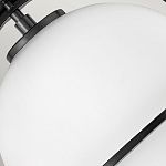 Потолочный светильник с плафоном в форме белого матового шара Hinkley варинант исполнения - 6 | Loft Concept в Санкт-петербурге