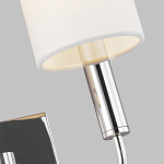 Бра с прямоугольным основанием и 2-мя белыми цилиндрическими льняными абажурами Feiss варинант исполнения - 2 | Loft Concept в Санкт-петербурге