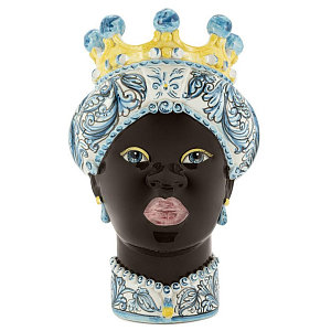Ваза Vase Moro Lady Ornate Light Blue