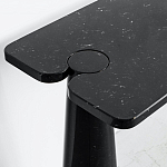 Консоль чёрная на 2-х конусообразных ножках Eros варинант исполнения - 2 | Loft Concept в Санкт-петербурге
