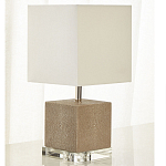 Настольная лампа деревянная с белым абажуром Wooden Table Lamp варинант исполнения - 1 | Loft Concept в Санкт-петербурге