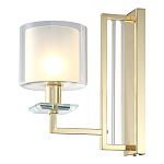 Бра с геометрическим каркасом из металла и цилиндрическим стеклянным плафоном Laurent варинант исполнения - 6 | Loft Concept в Санкт-петербурге