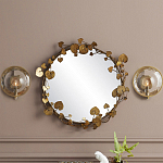 Бра круглое с прозрачным рельефным плафоном Crystal Prism варинант исполнения - 3 | Loft Concept в Санкт-петербурге