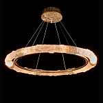 Люстра в форме кольца с золотым декором Warm Heavenly Light варинант исполнения - 2 | Loft Concept в Санкт-петербурге