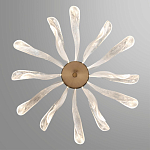 Люстра с крупными рельефным декором в виде лепестков 60 см Ethereal Bloom варинант исполнения - 4 | Loft Concept в Санкт-петербурге