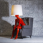 Лампа MANNEQUIN LAMP с абажуром девушка на кресле варинант исполнения - 4 | Loft Concept в Санкт-петербурге