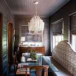 Люстра белая с несколькими ярусами деревянных палочек Bright Wooden Chandelier варинант исполнения - 5 | Loft Concept в Санкт-петербурге