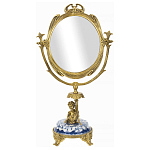 Настольное зеркало в бронзовой рамке Eden Garden варинант исполнения - 1 | Loft Concept в Санкт-петербурге