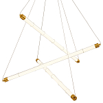 Светодиодная люстра Trumpet Tube Brass  варинант исполнения - 1 | Loft Concept в Санкт-петербурге