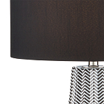 Настольная лампа с черно-белым узором Wavy Stripes варинант исполнения - 1 | Loft Concept в Санкт-петербурге