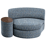 Кушетка со столиком Ulysses варинант исполнения - 2 | Loft Concept в Санкт-петербурге