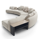 Большой угловой Диван California трансформер с приставными деревянными модулями   варинант исполнения - 2 | Loft Concept в Санкт-петербурге