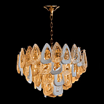 Люстра с многослойными белыми и прозрачными подвесками Character Chandelier варинант исполнения - 4 | Loft Concept в Санкт-петербурге