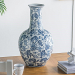 Ваза с классическим узором шинуазри синего цвета Blue & White Ornament  варинант исполнения - 5 | Loft Concept в Санкт-петербурге