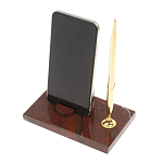 Подставка для телефона с ручкой из натурального камня креноид Natural Stone Stand варинант исполнения - 3 | Loft Concept в Санкт-петербурге