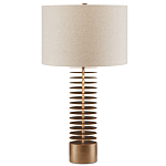 Настольная лампа с корпусом из металлических дисков Skyscraper варинант исполнения - 2 | Loft Concept в Санкт-петербурге