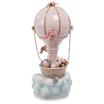 Статуэтка фарфоровая музыкальная Девочка на воздушном шаре Charming Statuette варинант исполнения - 1 | Loft Concept в Санкт-петербурге
