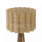 Торшер с плетеным абажуром на основании в виде треноги Lamp with Wicker Lampshade варинант исполнения - 2 | Loft Concept в Санкт-петербурге