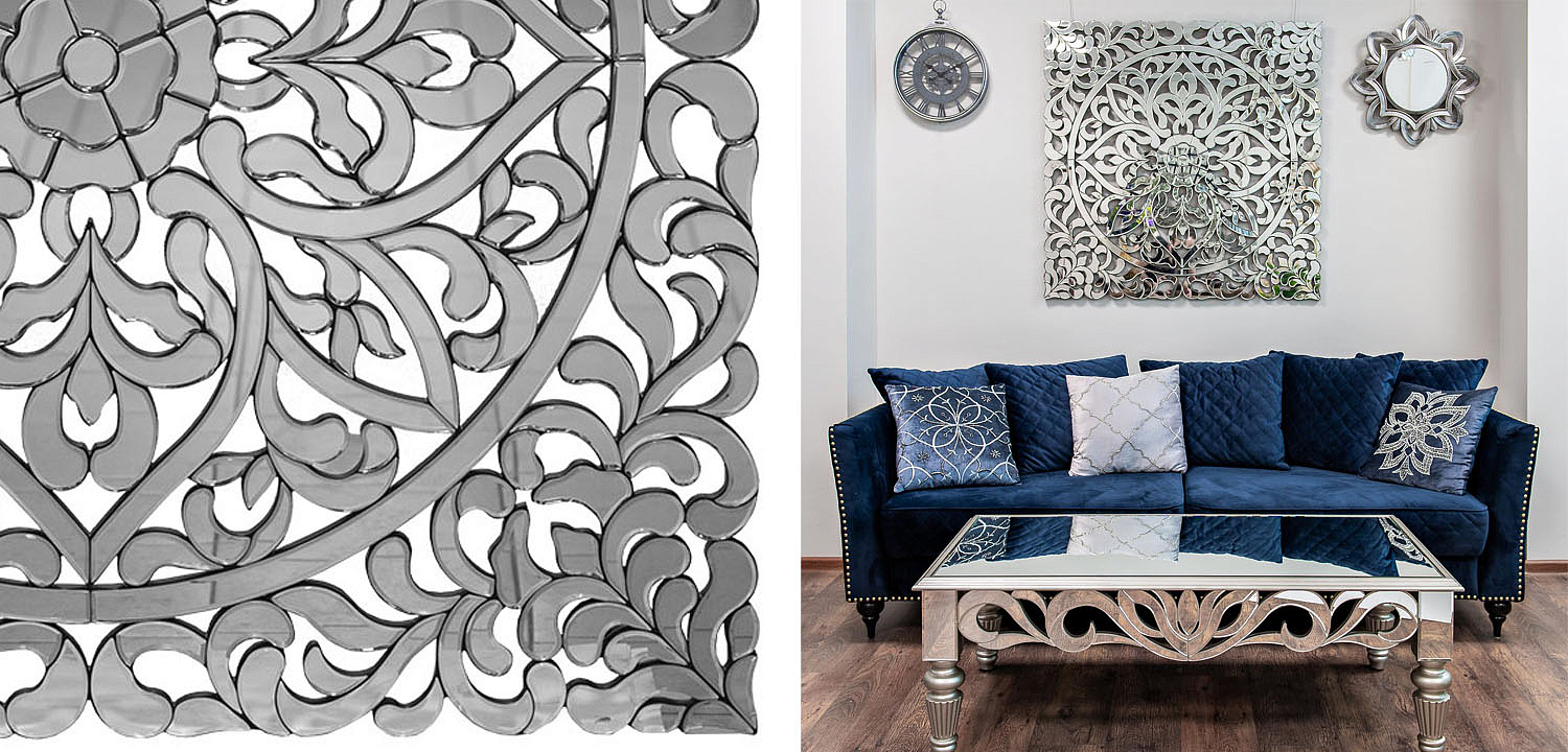 Зеркальное панно Openwork Mirror Square - Loft-Concept в Санкт-петербурге